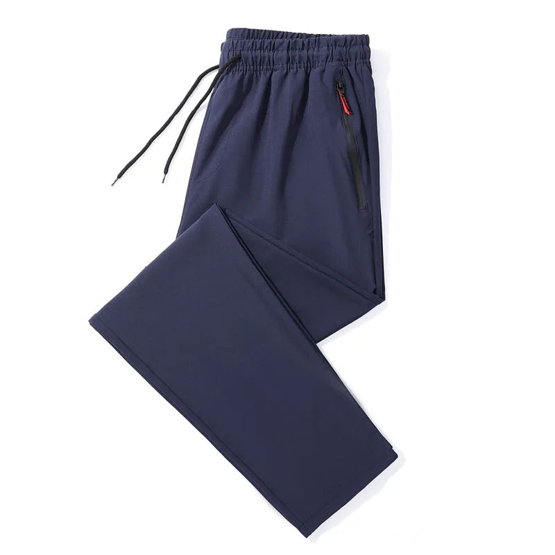 Pantalones deportivos casuales para hombre, corte ajustado con cintura elástica - Clásico